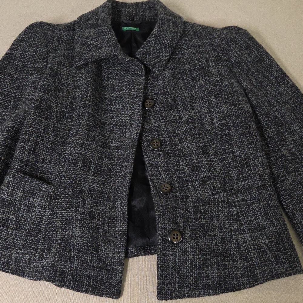 United Colors Of Benetton Charcoal Blazer - Picture 5 of 8